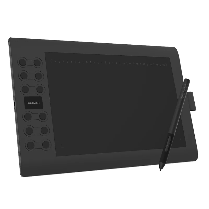 Special Offers GAOMON M106K PRO 10'' Graphics Drawing Tablet with 8192 Levels Tilt Supported Battery-free 4001038080825