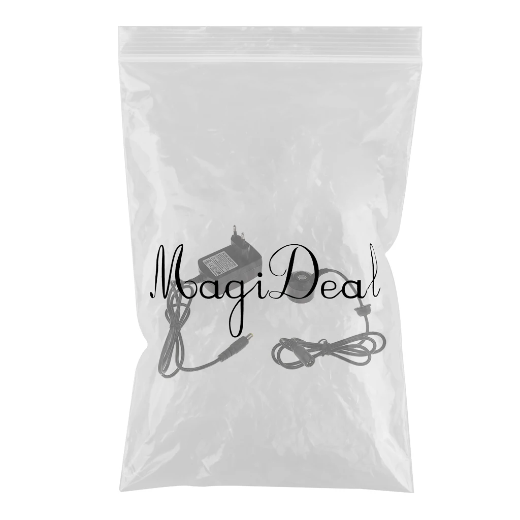 1-Head Black Mist Maker Fog Machine Atomizer Fogger Water Fountain EU Plug