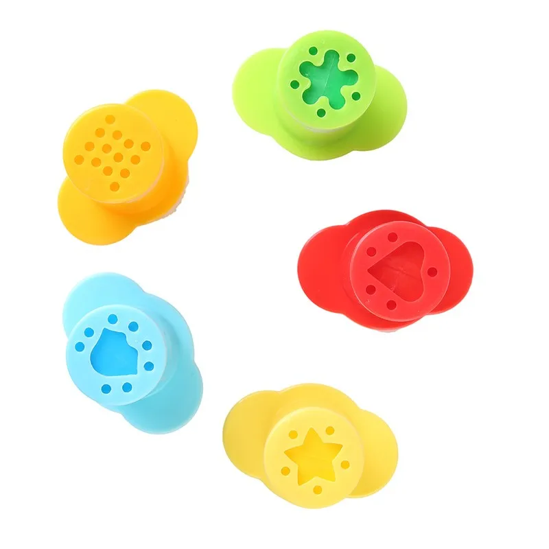 5 шт. цветные модели для игры в тесто, игрушки, Креативные 3D инструменты для пластилина, Набор пластилина, набор форм для обучения, развивающие игрушки ZXH