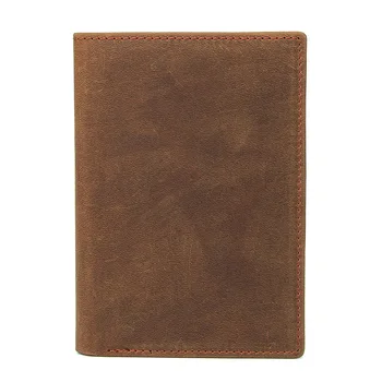 

Soft Genuine Leather Passport Cover Men Travel Passport Holder