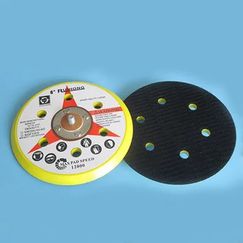 

150mm Dual Action Random Orbital Sanding Pad 6 Holes For Grinder Machine Tool