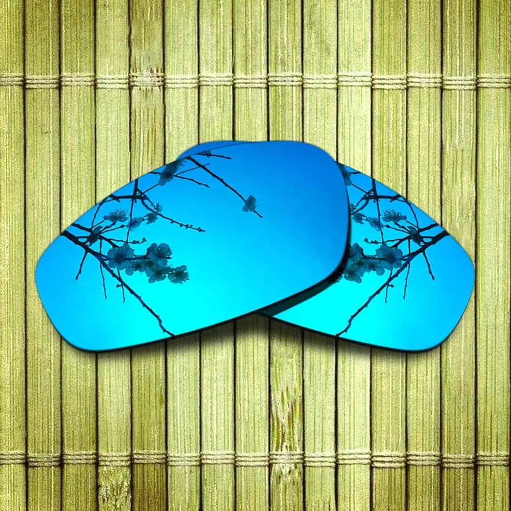 Blue Поляризованные Сменные линзы для-Оукли Сплит солнечные очки к куртке рамки истинного цвета зеркальное покрытие-варианты - Цвет линз: Blue