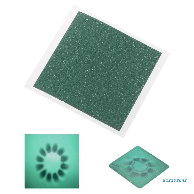 Magnetic Field Viewer Viewing Film 50x50mm Card Magnet Detector Pattern Display for Magnetic Surfaces with Degree of Convexity