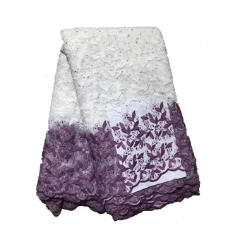 

5Yards Milk Silk African Net Lace Fabric High Quality French Mesh Lace Fabric Nigerian Tulle Lace Fabric For Wedding Dress YM171