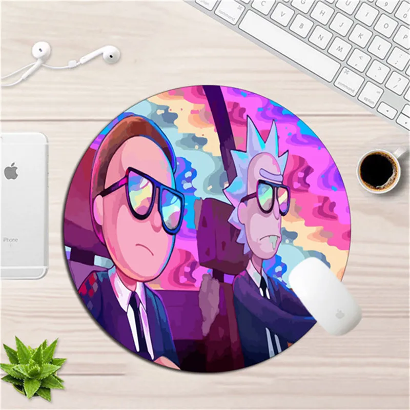 Anime Rick and Morty MousePad Large Locking Edge Speed Game Gamer gaming Mouse pad Soft CSGO Dota 2 Laptop Notebook mat