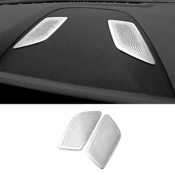 

Car Dashboard Console Stereo Speaker Frame Cover Stickers For BMW 5 Series G30 2018-19 Interior Horn Loudspeaker Trim
