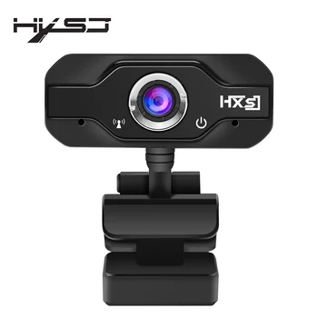 

HXSJ S50 HD USB Webcam Desktop Laptop Web Camera 720P Web Cam CMOS Sensor with Built-in Microphone for Video Calling