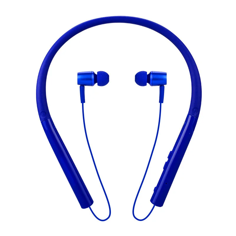 blue Ms750a Bluetooth гарнитура, спортивные водонепроницаемые беспроводные наушники, 360 градусов, стерео, басовый звук, наушники для смартфонов и музыки - Цвет: blue