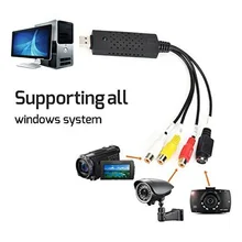 Aliexpress - Video Tuner Box Grabber Compatible 1 Channel USB 2.0 Video Capture Card VCR VHS to Digital NTSC PAL Audio Adapter