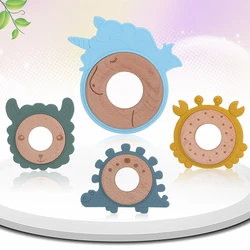 Mordedor de silicona para bebé, cadena de chupete de silicona de grado alimenticio sin Bpa, accesorios para bebé, juguetes molares Para recién nacido, 1 unidad