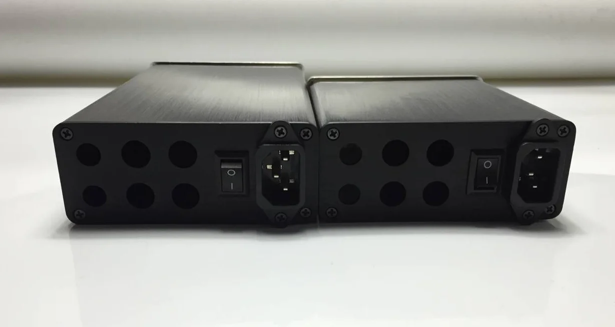 Full aluminum DIY 1105 power amplifier chassis mini desktop AMP enclosure hifi box