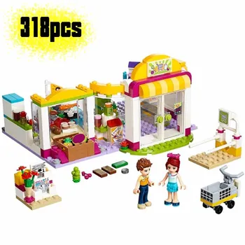 

Building Block 10494 Compatible Lepining Friends Heartlake Supermarket 41118 Model Emma Mia Educational Toy Children