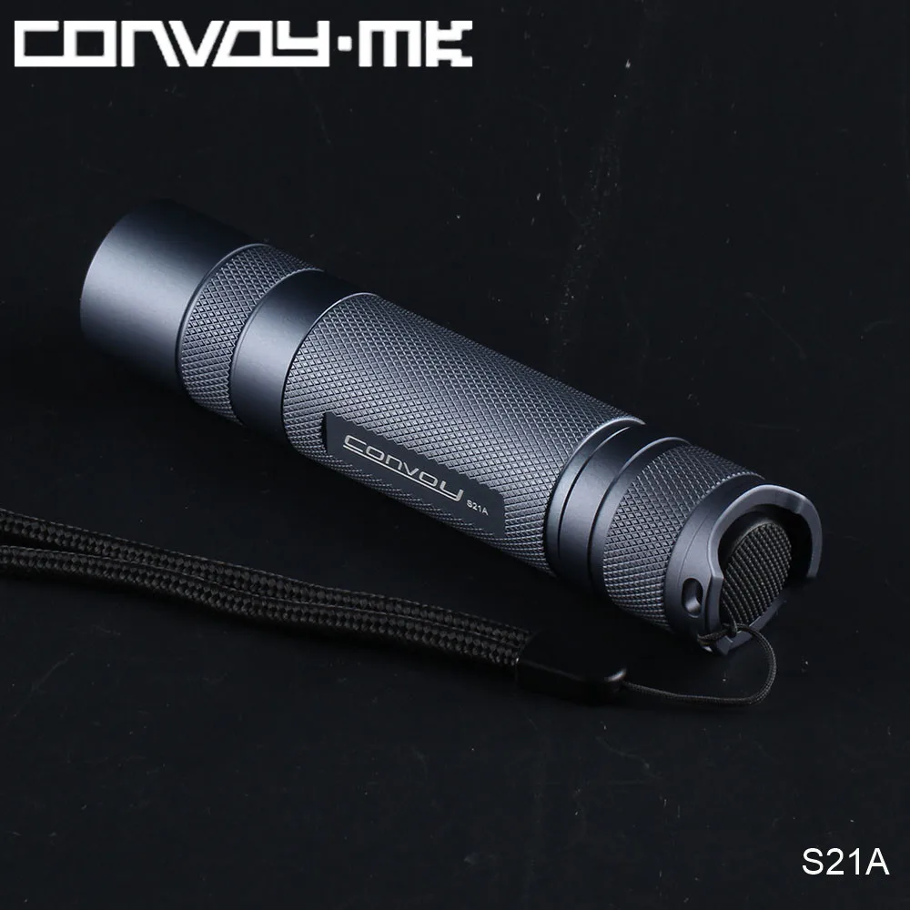 Convoy S21A 2300lm Luminus SST40 светодиодный мощный фонарик 21700 18650 батарея EDC фонарь с AR