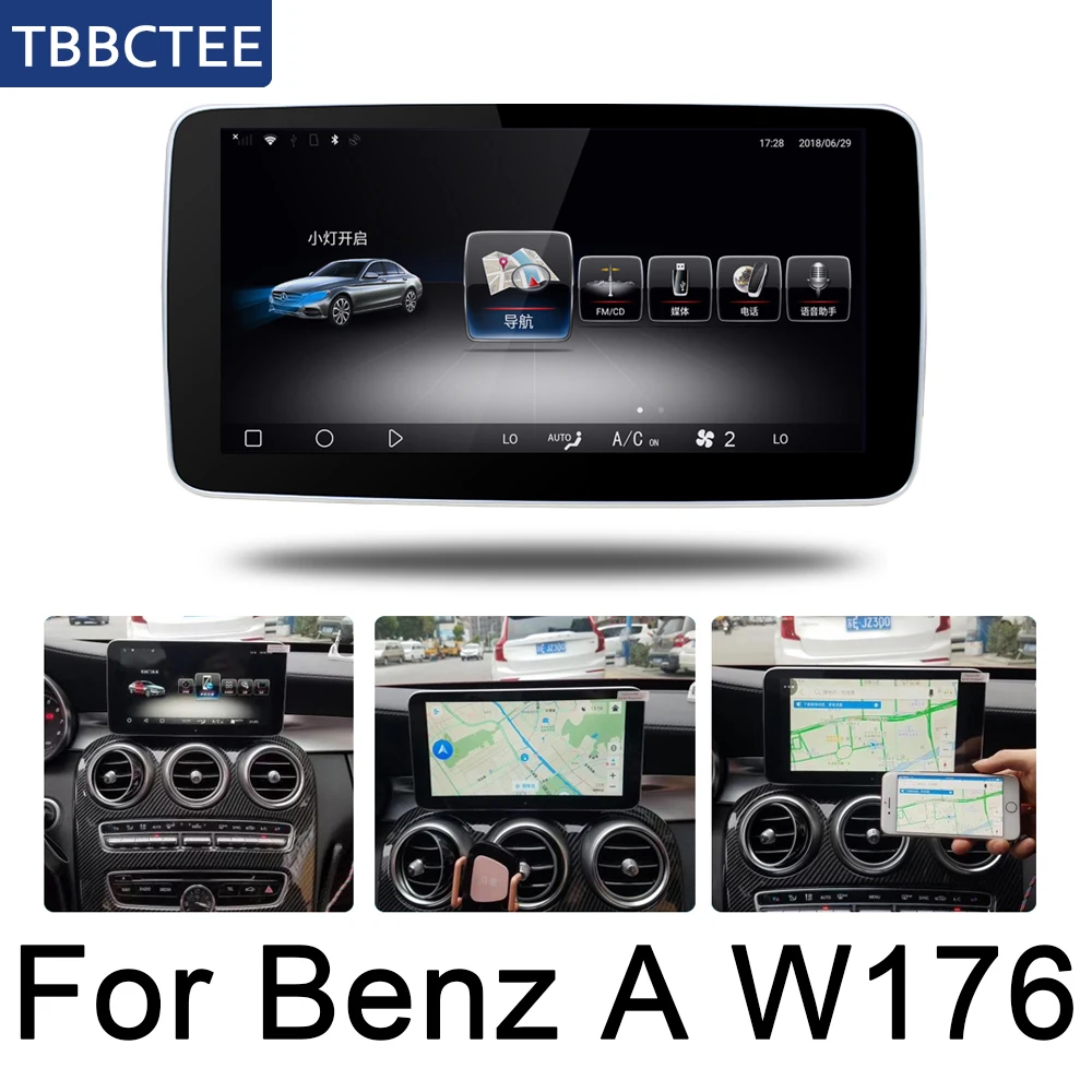 Для Mercedes Benz A Class W176 2013~ NTG мультимедиа для Android плеер WiFi gps навигационная карта стерео Bluetooth HD 1080p экран