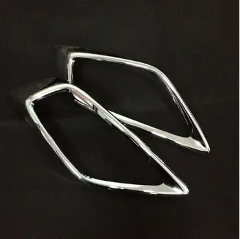 

For Honda JADE 2013-2017 2PCS ABS Chrome Car Front Fog Light Box Trim Cover Trim Car Styling Accessories