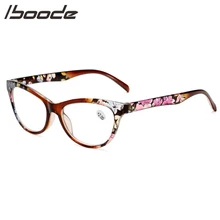 IBOODE Cat Eye Reading Glasses Women Men Presbyopic Eyeglasses Female Male Hyperopia Eyewear Unisex Optics Magnifying Spectacles