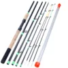 Sougayilang Orange/Green/black Lengthened Handle Feeder Fishing Rod 6 Section L M H Power Carbon Fiber Travel Rod Fishing Tackle ► Photo 2/6