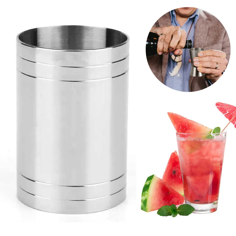 Jigger Spirit, нержавеющая сталь, цилиндрическая форма, прочные вечерние, для кухни, бара, вина, практичный, наперсток, легкий, измерительный стакан, инструмент