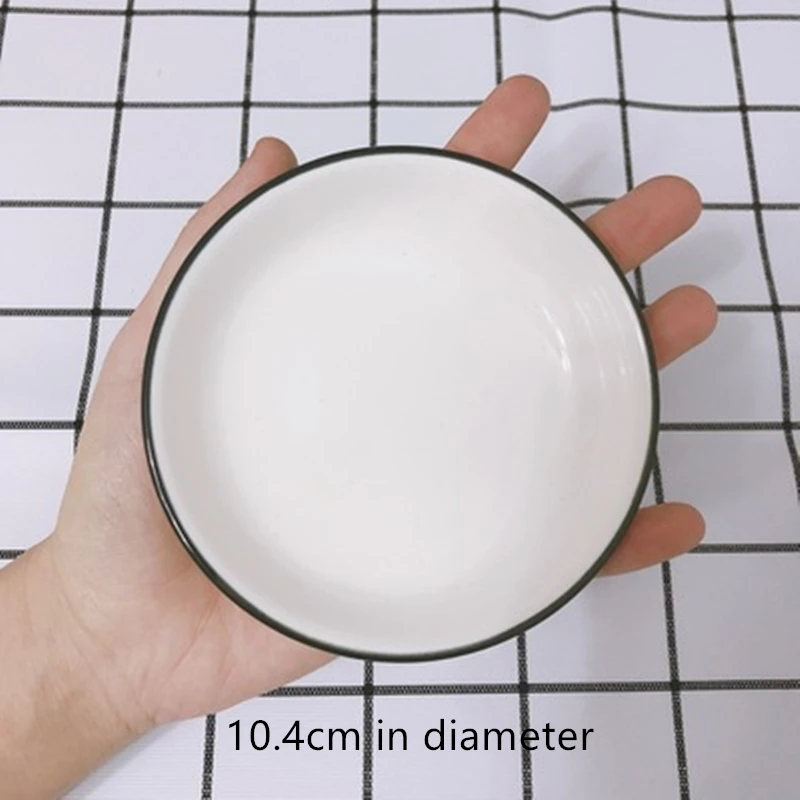 Jingdezhen Ceramic Palette Art Gouache Watercolor Chinese Painting Pigment  Plate White Porcelain Plate Palette Plate