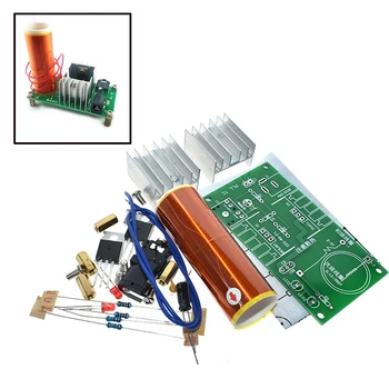 Kit elettronico fai-da-te kit generatore bobina Tesla 15W per altoparlante a tromba al Plasma kit progetto di saldatura fai-da-te per l'apprendimento