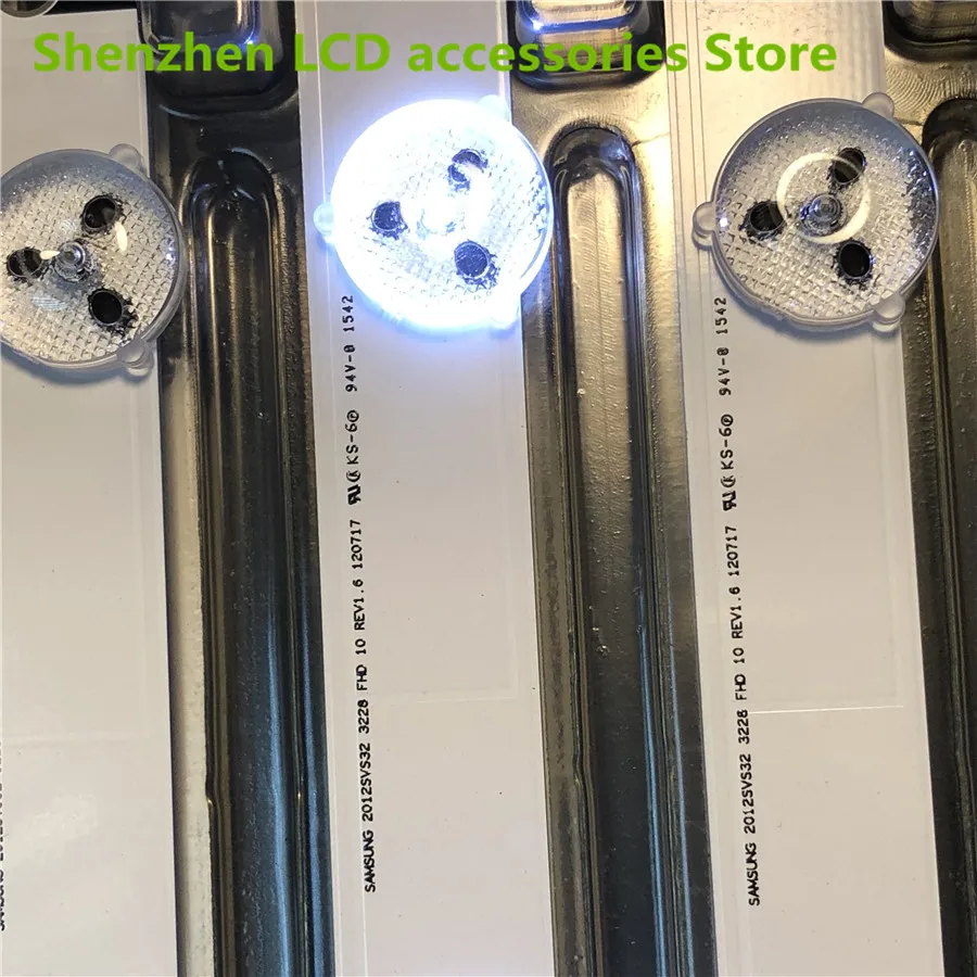 4Pieces/lot   LED BACKLIGHT SET FOR SAMSUNG UE32EH5000 TV 32F-3535LED-40EA FROM LTJ320HN07-V A   100%NEW  58CM    10LED