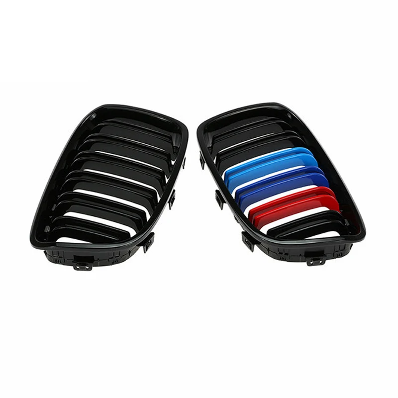 

2Pcs For BMW F20 F21 1 Series 2011 2012 2013 2014 Front Kidney Grill Grilles Car Stying Racing Grills Accessories Gloss Black