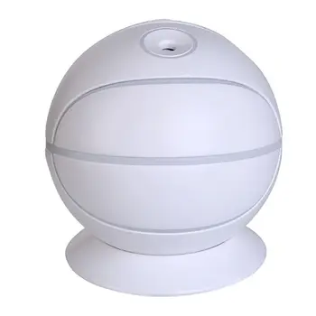 

Mist Humidifier Diffuser Mute Office Home Air Purifier Creative Mini Basketball Shape Automatic Shut-off and Night Light 240ML