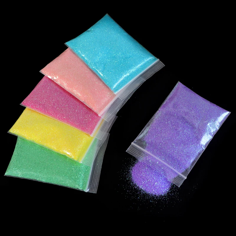 10 г голографический цветной блеск для ногтей холо-порошок сахарная пыль блеск для ногтей украшения для ногтей погружение Маникюр для УФ-гель-лака