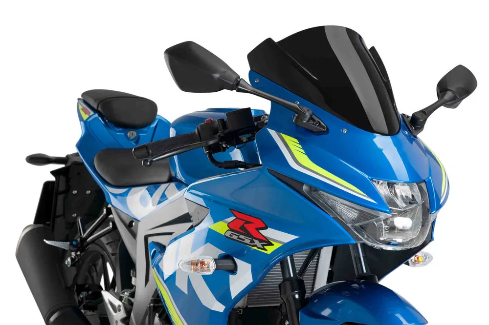 GSXR125 Windshield Windscreen Protector for Suzuki GSX-R125 GSXR 125 Double BUbble Touring Racing Moto Flyscreen