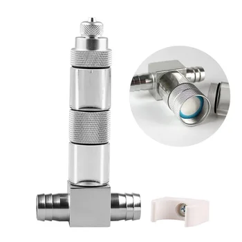 

External Stainless Steel U-Tube Bend CO2 Diffuser Aquarium Tank Carbon Dioxide Atomizer Regulator Reactor Generator Kit Tool