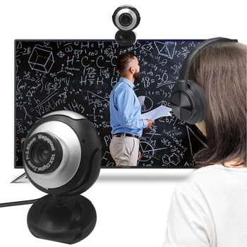 

SOONHUA Webcam USB 2.0 Web Camera Driverless Web Cameras Webcams With Digital Microphone For Computer PC Laptop Desktop Monitor