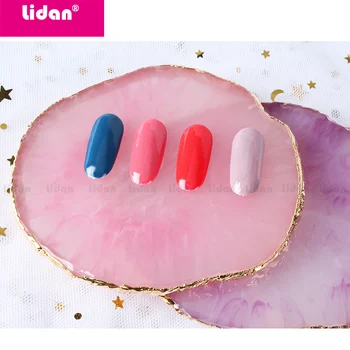 

Retro Manicure display stand Plate Display Board Palette Nail Art Tools Natural Resin Stone Manicure Color Practice Show Shelf