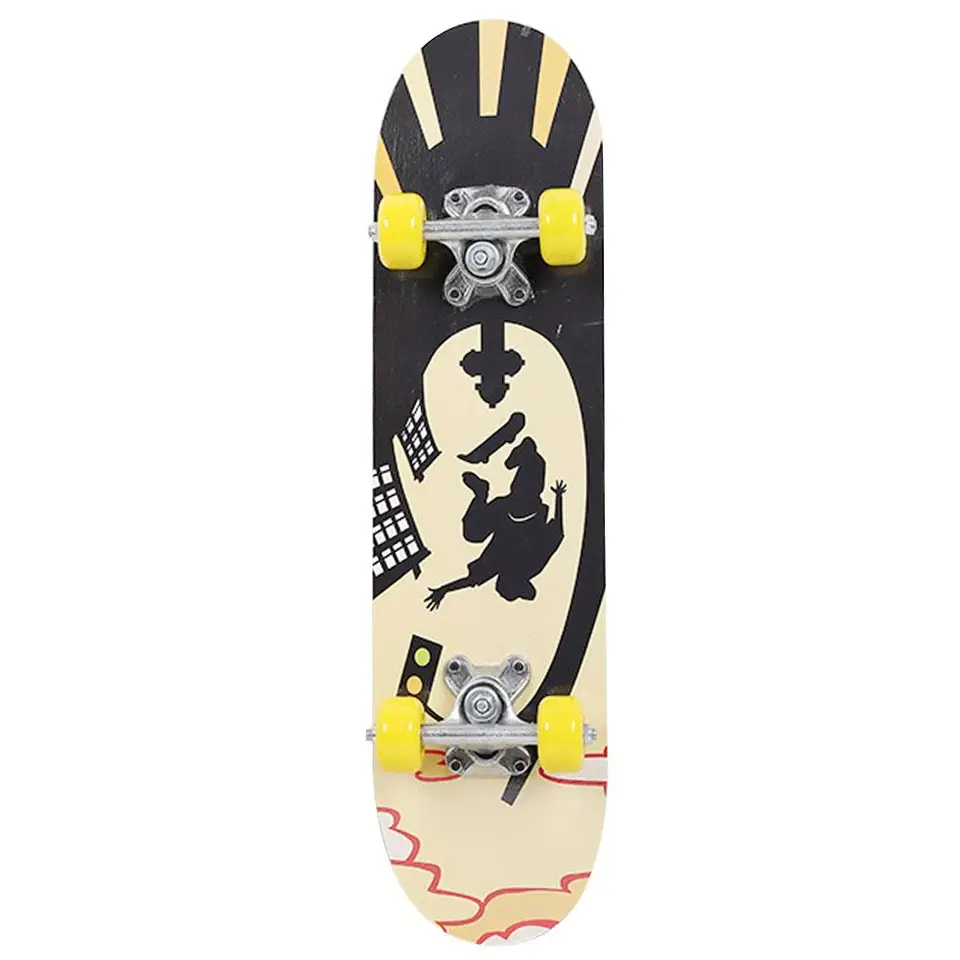 High Speed Fashionable Skateboard Double Rocker Professional Maple Longboard