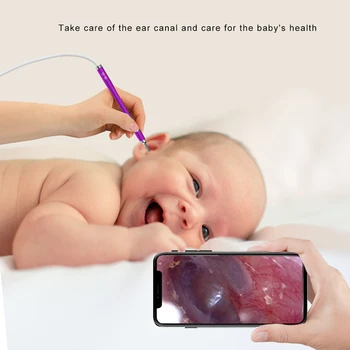 

New Multifunctional WiFi Ear Cleaning Tool HD Visual Ear Spoon Earpick With Mini Camera Pen Ear Care In-ear Cleaning Endoscope