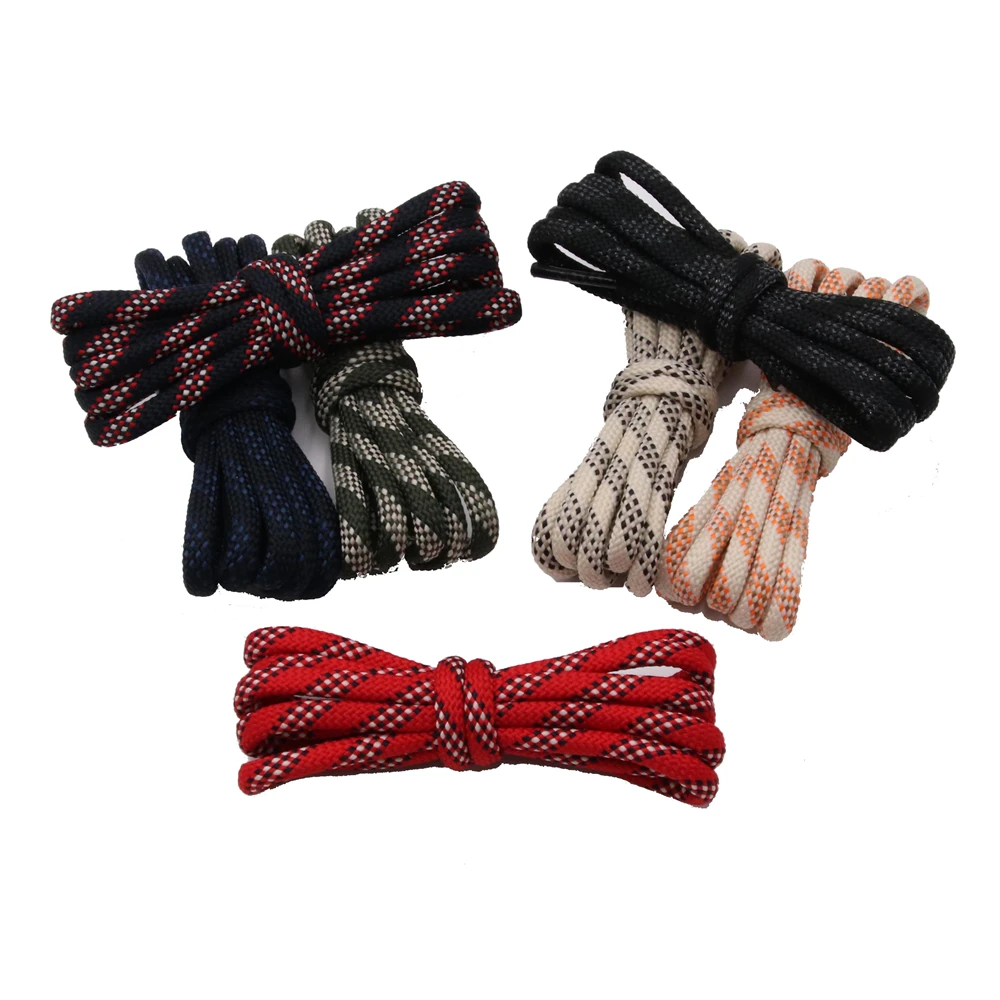 Coolstring 5mm Spiral Twill Shoelaces 60-180cm 7 Colours Rope Men Women Sneaker Laces Adult Kid‘s Round Sport Shoes Polyester