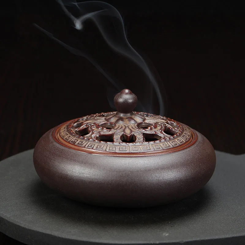 Vintage incense burner ceramic incense burner antique line incense