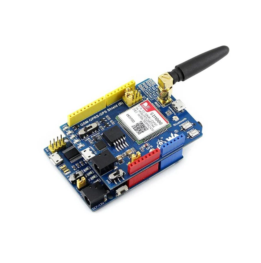 Aishark GSM/GPRS/gps щит(B) Arduino Щит на основе SIM808 USB для UART конвертировать совместим с UNO/Leonardo/NUCLEO/XNUCLEO