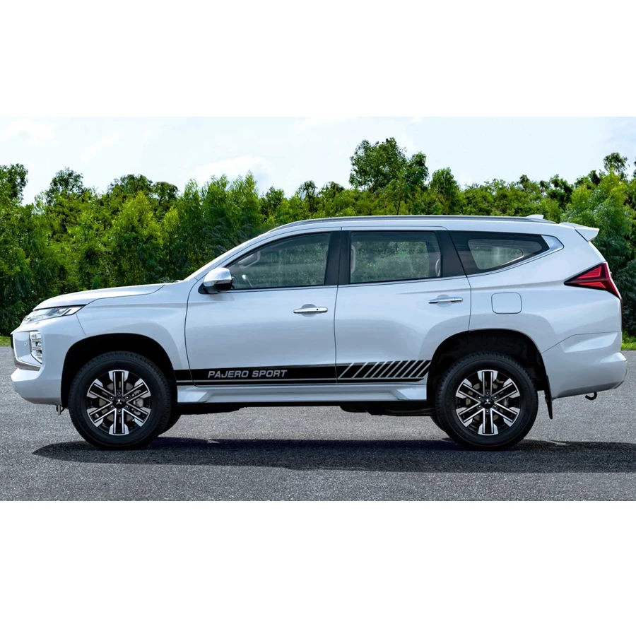 2 шт. Гонки Стайлинг двери кузова боковой полосы Графический виниловый