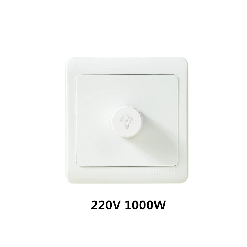 Светодиодный диммер панель регулирует яркость тип 86 220V 300 W/600W1000W диммер scr