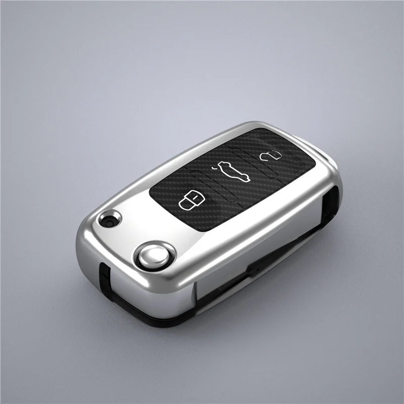 

Car Key Case Cover For Volkswagen VW Golf Bora Jetta Polo GOLF Passat Skoda Superb Octavia A5Fabia SEAT Ibiza Leon Accessories