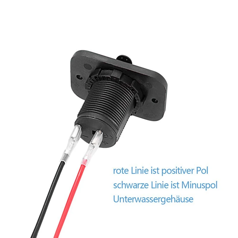 Прикуриватель 12V адаптер для автомобильного прикуривателя розетка для автомобиля мотоцикла лодки Универсальный водонепроницаемый DC Сигареты