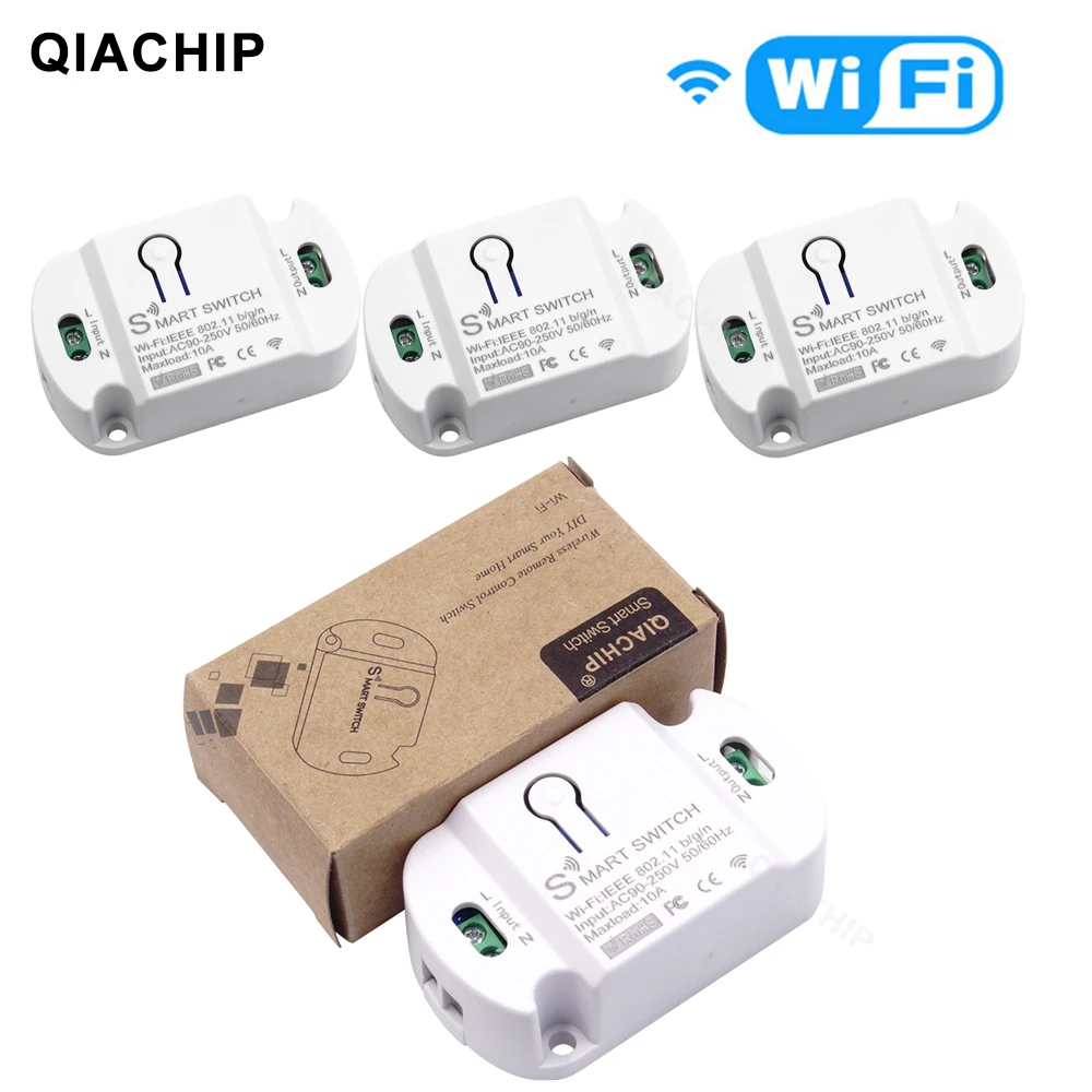 Пульт дистанционного управления QIACHIP 4 шт. 110 В 220 Wi-Fi | Электроника