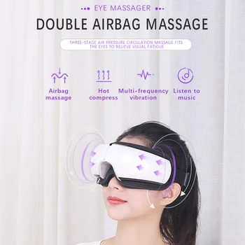 

Bluetooth Vibration Eye Massager Wrinkle Fatigue Relieve Hot Compressing Air Pressure Therapy Massage Eye Care Device