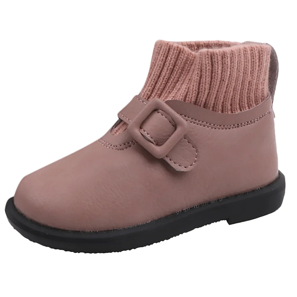 Новинка; модные детские легкие чулки в английском стиле; хлопковые ботильоны; однотонная обувь без шнуровки с резиновой подошвой; Сезон Зима; обувь