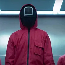 Masque complet de jeu de calmar pour adultes, rond Six, accessoires de noël, livraison rapide