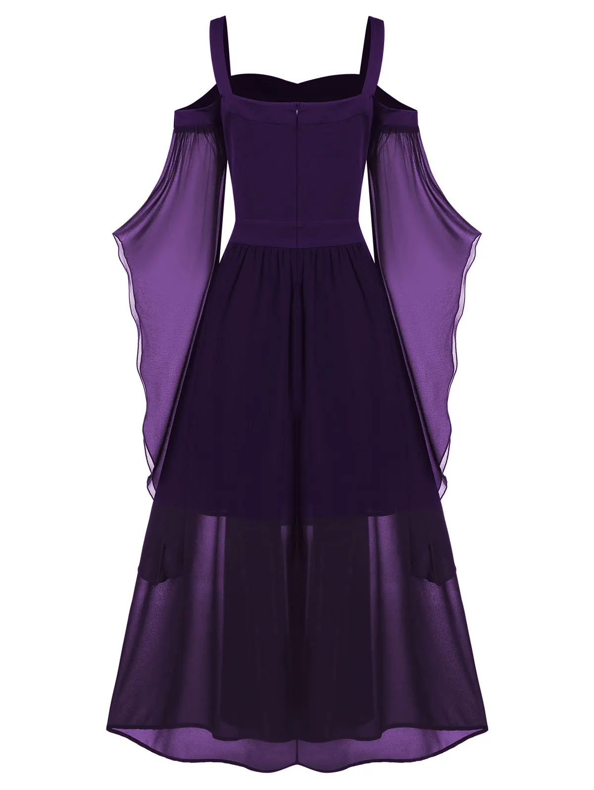 Rosegal 5XL платье макси большого размера плюс с открытыми плечами и рукавом-бабочкой, кружевное платье на Хэллоуин, готические вечерние женские винтажные платья