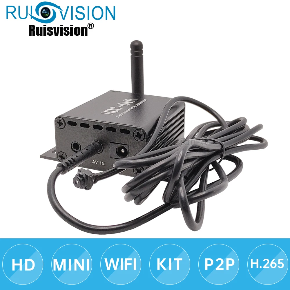 

HD 1080P Wifi DVR 6*6mm 720P Mini Camera Kit For AHD Indoor Security Small P2P Surveillance Video Recorder Support RTSP ONVIF