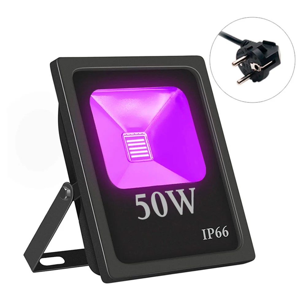 

85V-265V Fishing Curing Ultraviolet Blklight Gyms Flood Light High Power UV LED Bright Parties Indoor Outdoor Energy Saving