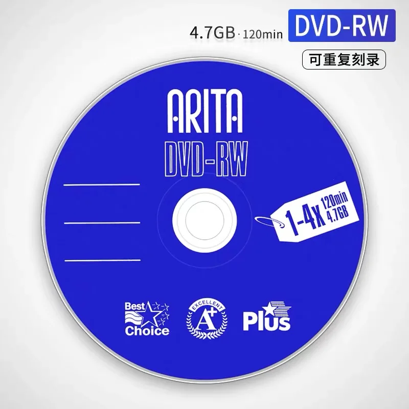 Оптом 50 дисков A + 1-4x 4 7 гб чистый синий DVD RW диск | Электроника
