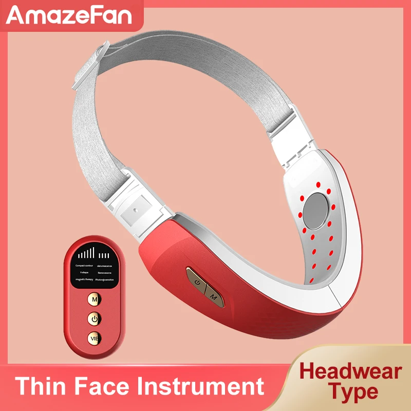 

AmazeFan Intelligent Face Beauty Machine Face Lifting Skin Care Chin Lifting Firming Instrument Cheek V Shape Lift Reshape Face